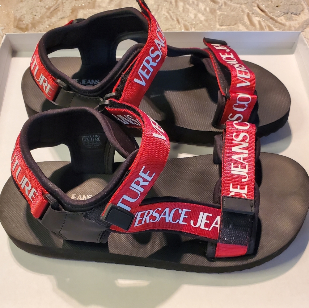 Versace Jeans Couture strappy sandals size 42